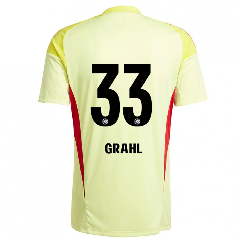 Danxen Kobiety Jens Grahl #33 Jasnożółty Czarny Koszulka Bramkarska 2025/26
