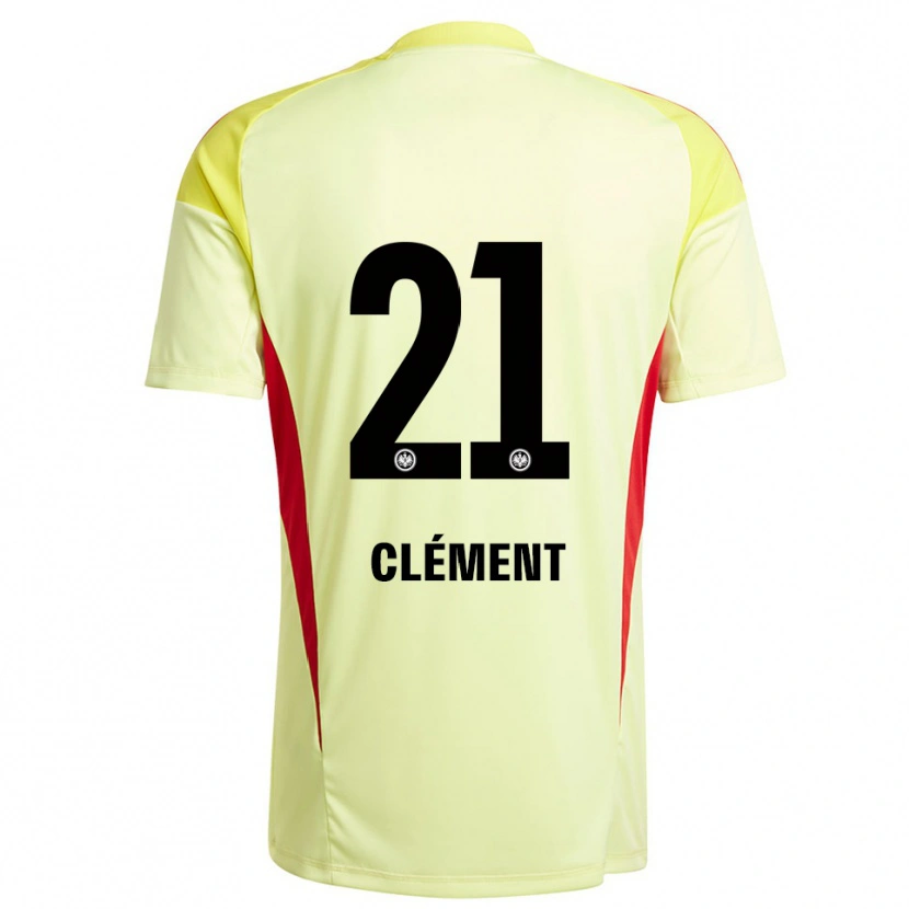 Danxen Kobiety Noah Clément #21 Jasnożółty Czarny Koszulka Bramkarska 2025/26