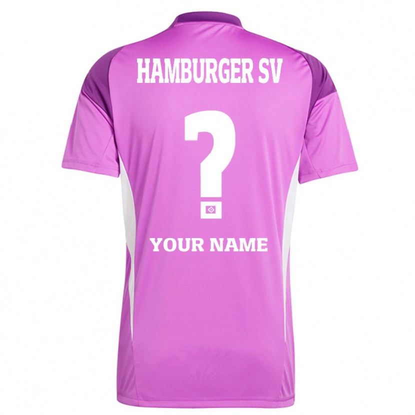 Danxen Kobiety Hamburger SV Liliowy Biały Fioletowy Koszulka Bramkarska 2025/26