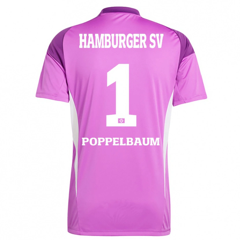Danxen Kobiety Colin Poppelbaum #1 Liliowy Biały Fioletowy Koszulka Bramkarska 2025/26