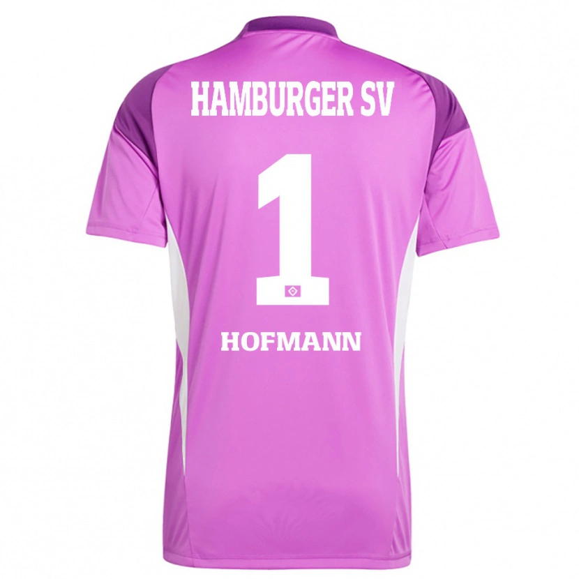 Danxen Kobiety Tobias Hofmann #1 Liliowy Biały Fioletowy Koszulka Bramkarska 2025/26