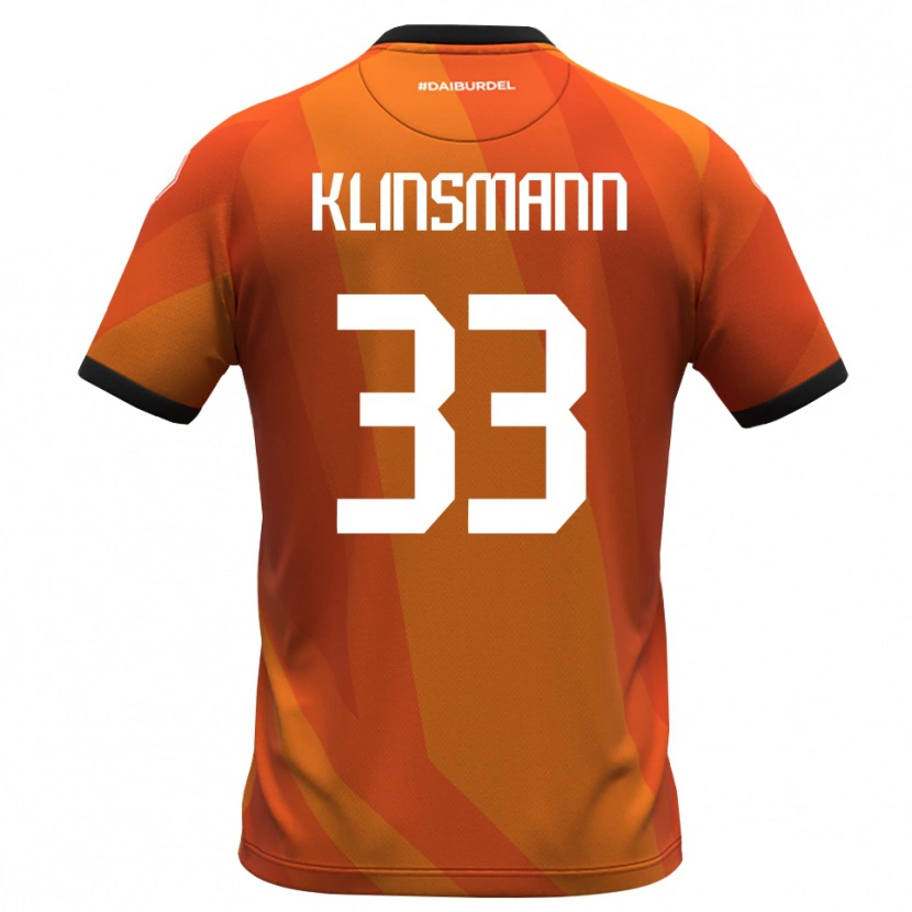 Danxen Kobiety Jonathan Klinsmann #33 Koralowy Biały Czarny Koszulka Bramkarska 2025/26