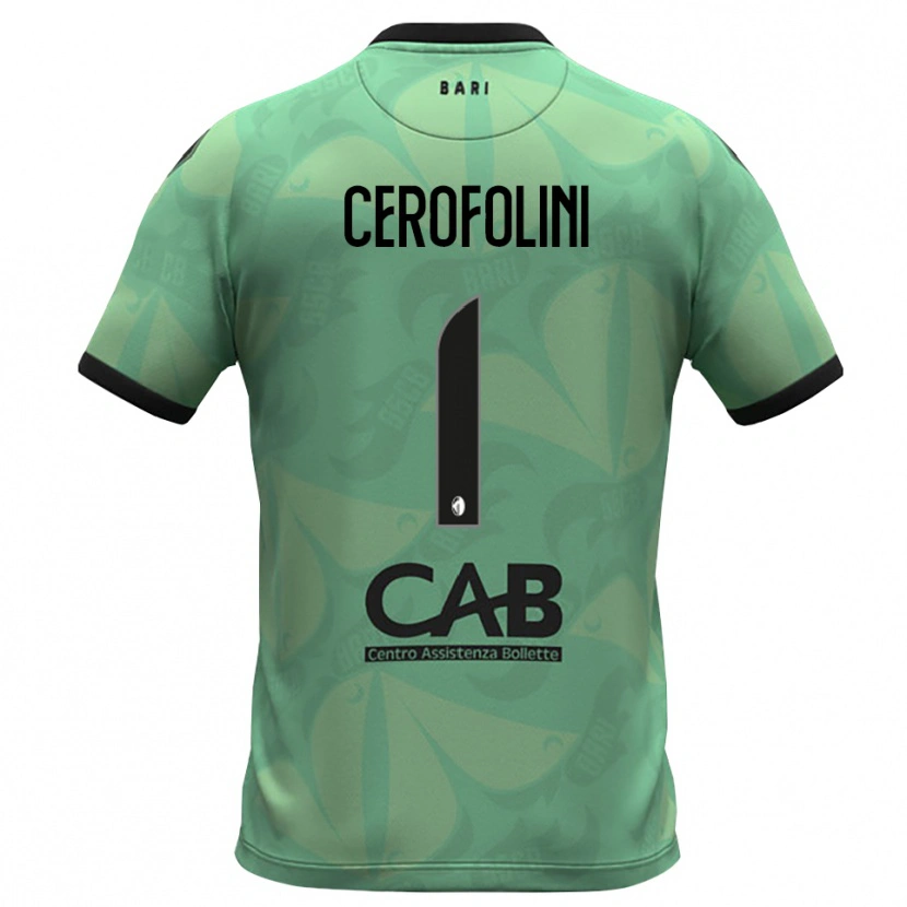 Danxen Kobiety Michele Cerofolini #1 Ciemny Morski Zielony Koszulka Bramkarska 2025/26