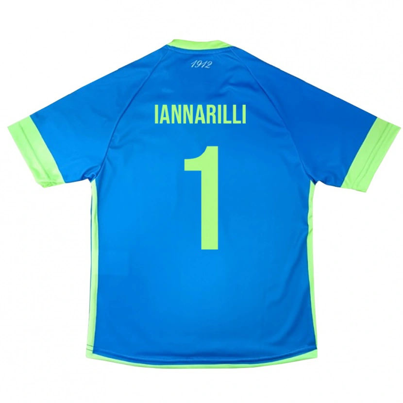 Danxen Kobiety Antony Iannarilli #1 Niebieskozielony Żółty Koszulka Bramkarska 2025/26