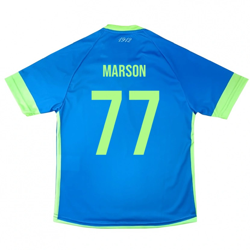 Danxen Kobiety Leonardo Marson #77 Niebieskozielony Żółty Koszulka Bramkarska 2025/26