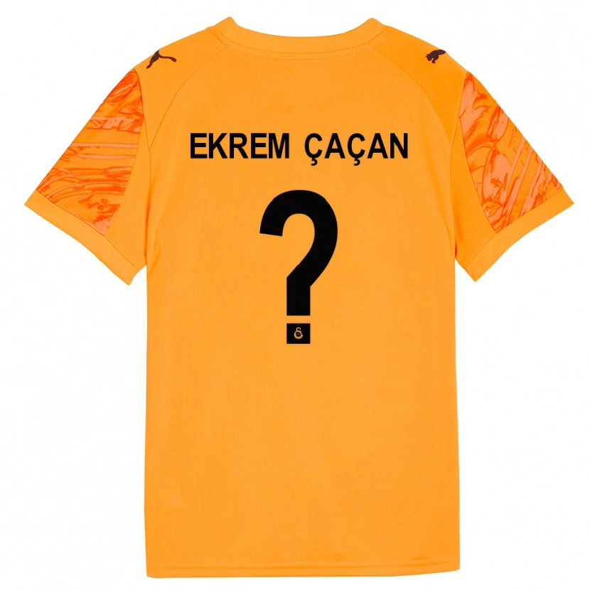 Danxen Kobiety Yağız Ekrem Çaçan #0 Ciemny Pomarańczowy Czarny Koszulka Bramkarska 2025/26