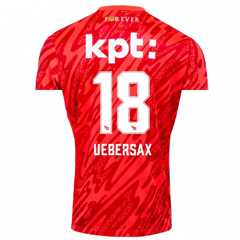 Danxen Kobiety Jan Uebersax #18 Czerwony Biały Koszulka Bramkarska 2025/26