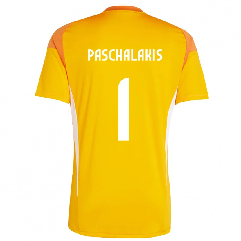Danxen Kobiety Alexandros Paschalakis #1 Pomarańczowy Biały Koszulka Bramkarska 2025/26