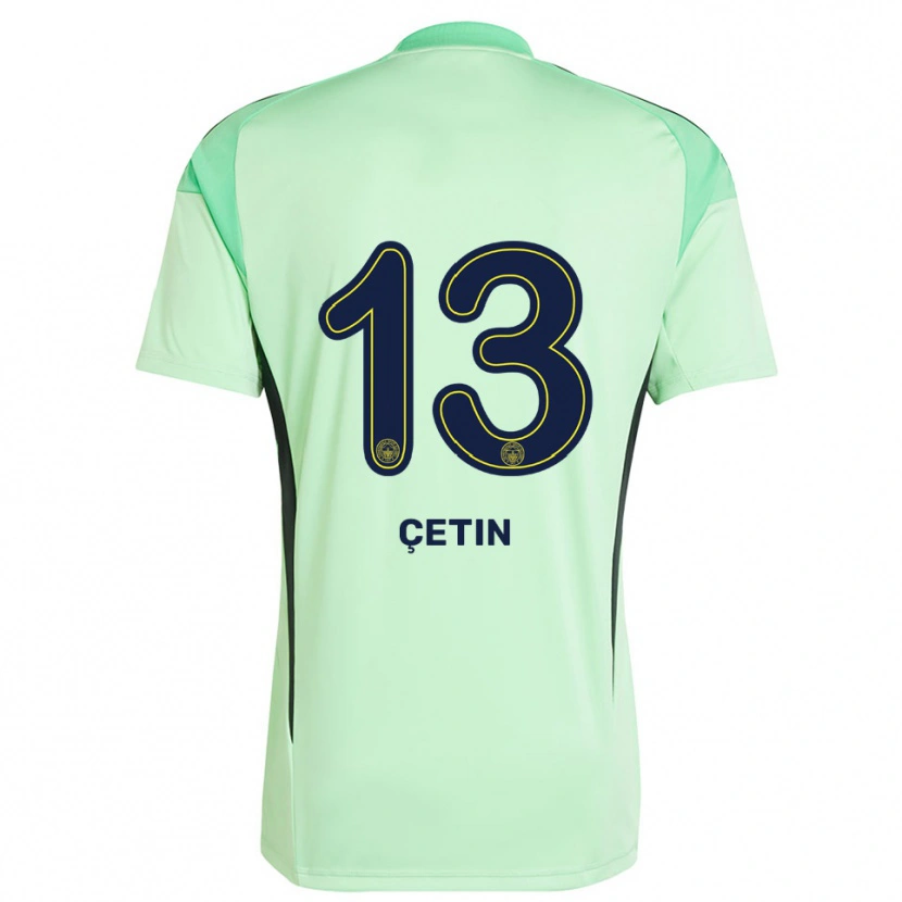 Danxen Kobiety Tarık Çetin #13 Jasnozielony Czarny Koszulka Bramkarska 2025/26