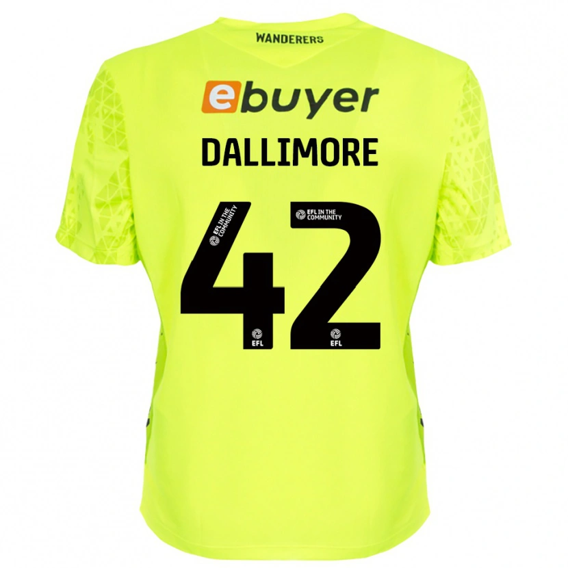 Danxen Kobiety Jack Dallimore #42 Fluorescencyjna Zieleń Koszulka Bramkarska 2025/26
