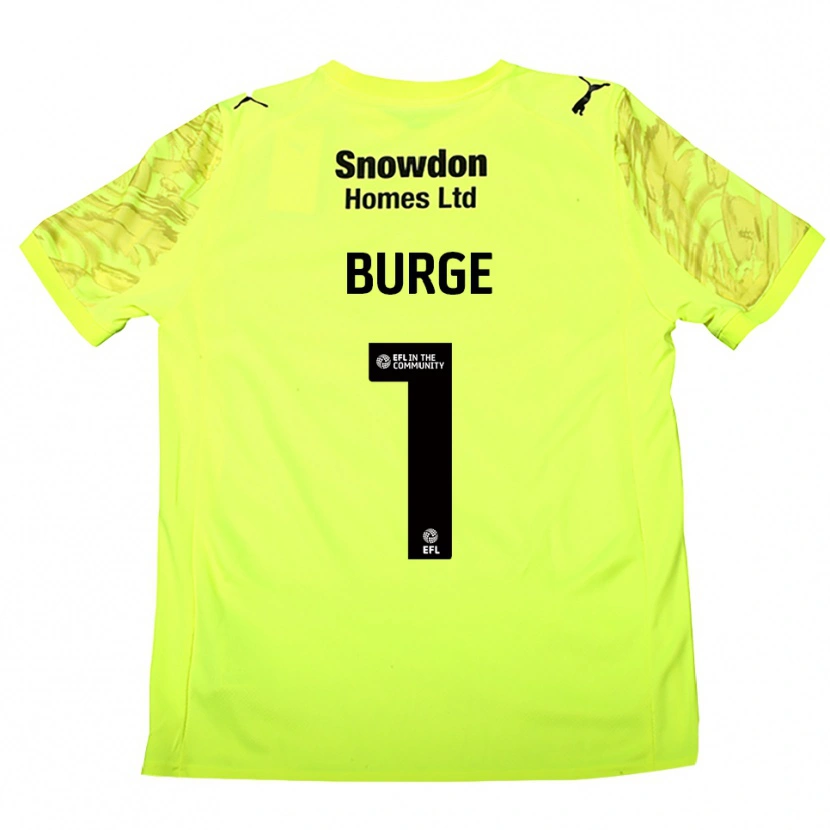 Danxen Kobiety Lee Burge #1 Fluorescencyjna Zieleń Koszulka Bramkarska 2025/26