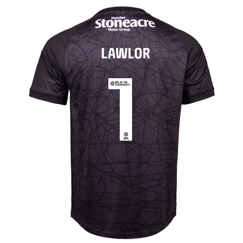 Danxen Kobiety Ian Lawlor #1 Czarny I Biały Koszulka Bramkarska 2025/26