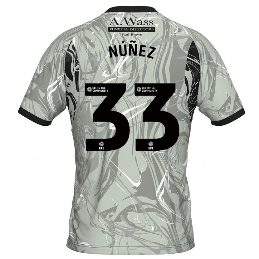 Danxen Kobiety Anthony Núñez #33 Czarny Jasny Szary Koszulka Bramkarska 2025/26