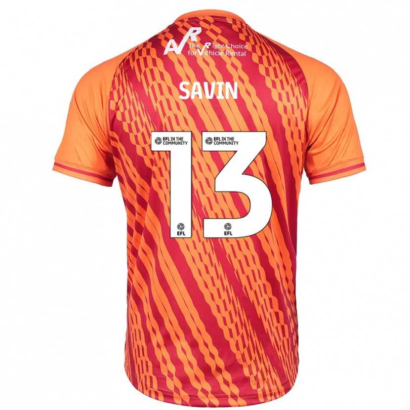 Danxen Kobiety Toby Savin #13 Pomarańczowy Koszulka Bramkarska 2025/26