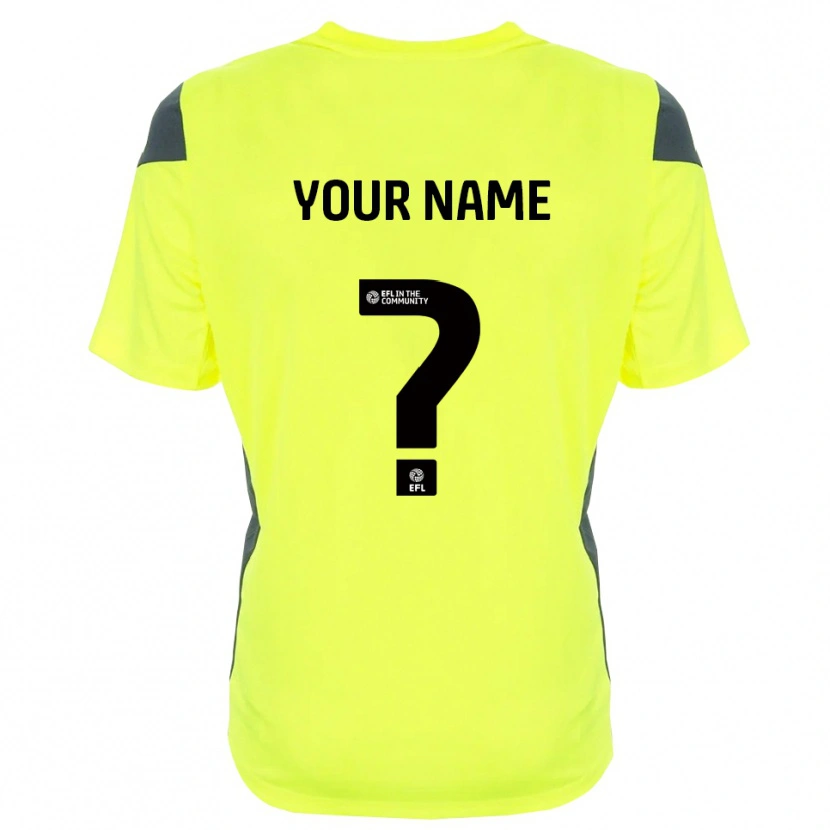 Danxen Kobiety Walsall FC Czarny Fluorescencyjny Koszulka Bramkarska 2025/26