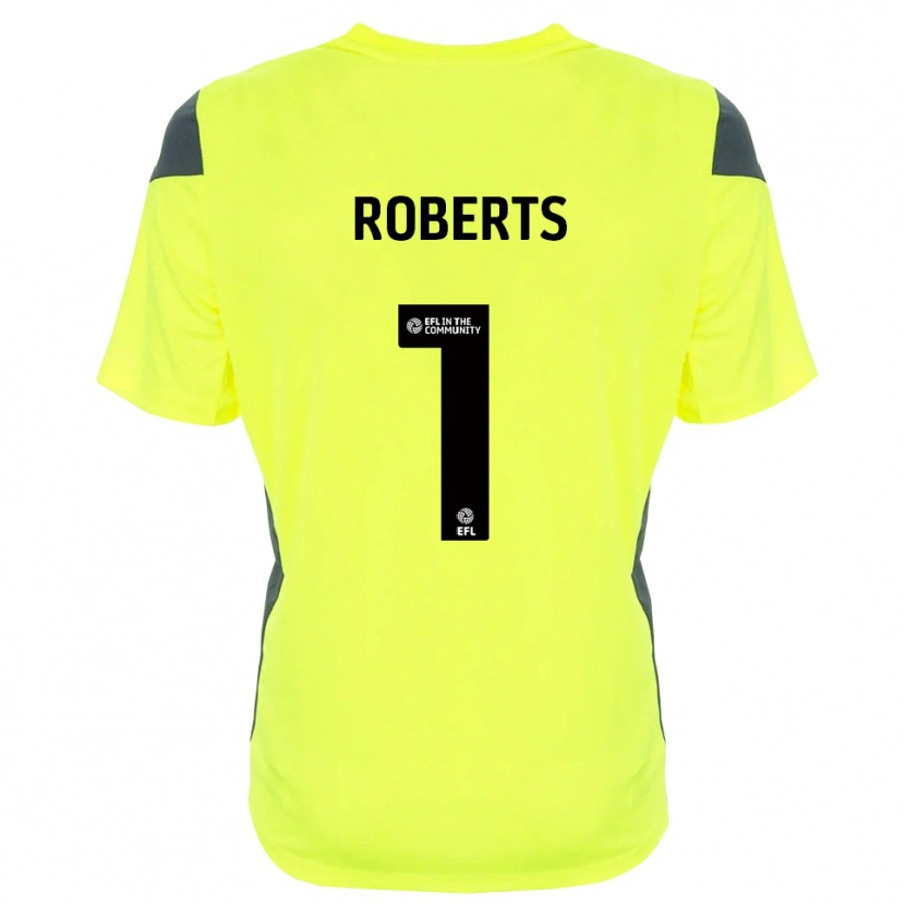 Danxen Kobiety Myles Roberts #1 Czarny Fluorescencyjny Koszulka Bramkarska 2025/26