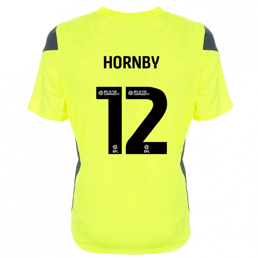 Danxen Kobiety Sam Hornby #12 Czarny Fluorescencyjny Koszulka Bramkarska 2025/26