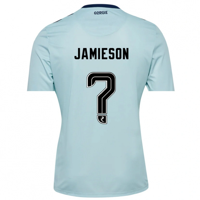 Danxen Kobiety Finlay Jamieson #0 Czarny Jasny Błękit Koszulka Bramkarska 2025/26