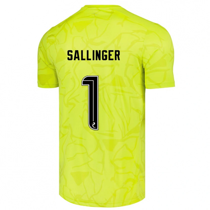 Danxen Kobiety Raphael Sallinger #1 Czarny Żółty Koszulka Bramkarska 2025/26