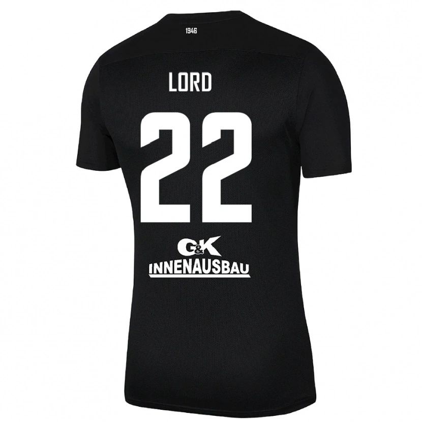 Danxen Kobiety Louis Lord #22 Czarny Biały Koszulka Bramkarska 2025/26