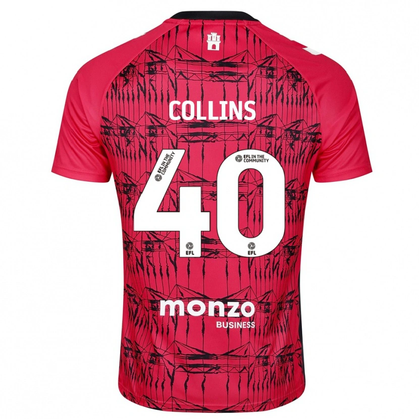 Danxen Kobiety Brad Collins #40 Biało-Czerwony Koszulka Bramkarska 2025/26