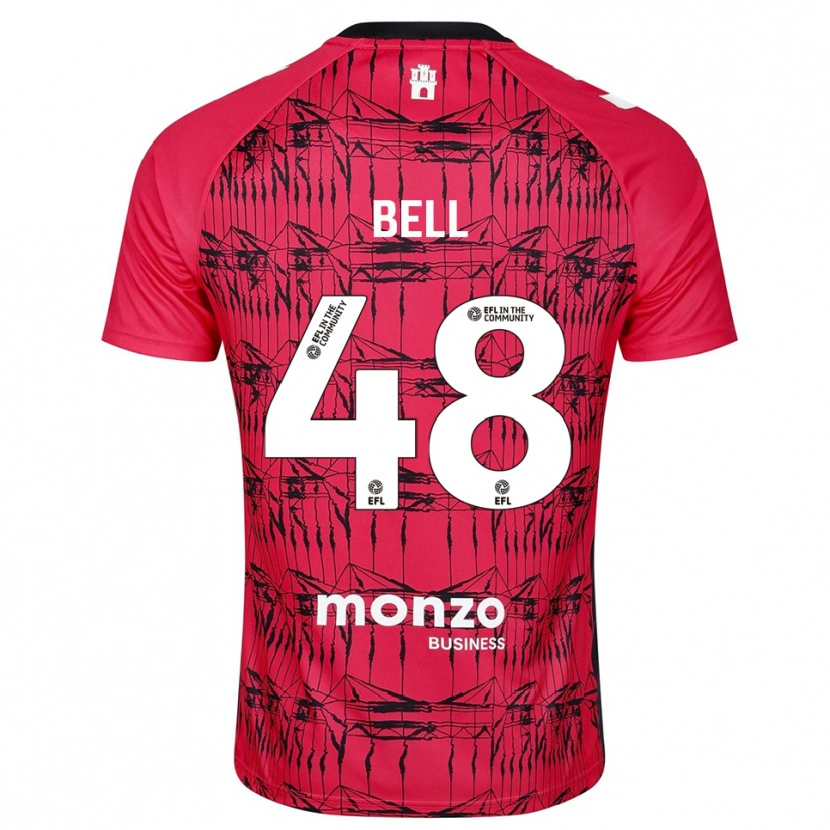 Danxen Kobiety Luke Bell #48 Biało-Czerwony Koszulka Bramkarska 2025/26