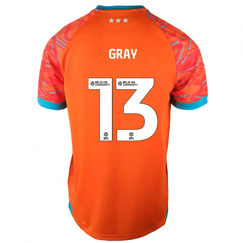 Danxen Kobiety Henry Gray #13 Biało-Pomarańczowy Koszulka Bramkarska 2025/26