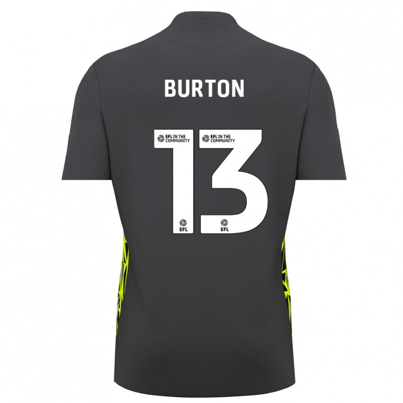 Danxen Kobiety Callum Burton #13 Leśno-Szary Zielony Koszulka Bramkarska 2025/26