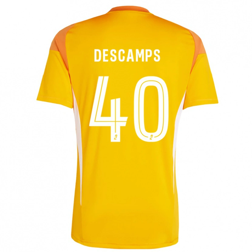 Danxen Kobiety Rémy Descamps #40 Czerwono-Pomarańczowy Koszulka Bramkarska 2025/26