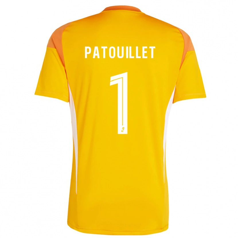Danxen Kobiety Mathieu Patouillet #1 Czerwono-Pomarańczowy Koszulka Bramkarska 2025/26