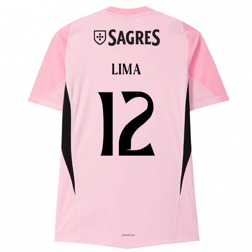 Danxen Kobiety Thaís Lima #12 Różowy Czarny Koszulka Bramkarska 2025/26