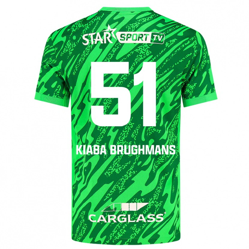 Danxen Kobiety Lucca Brughmans #51 Głęboka Zieleń Biały Koszulka Bramkarska 2025/26