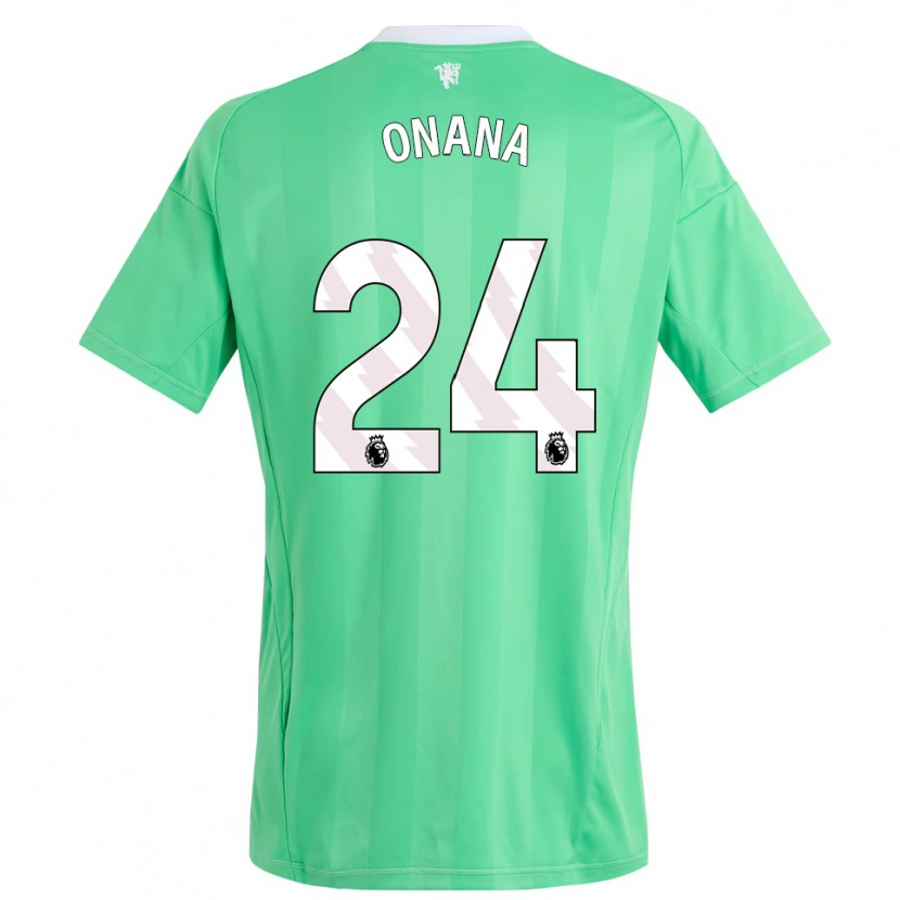 Danxen Kobiety André Onana #24 Szmaragdowa Zieleń Koszulka Bramkarska 2025/26