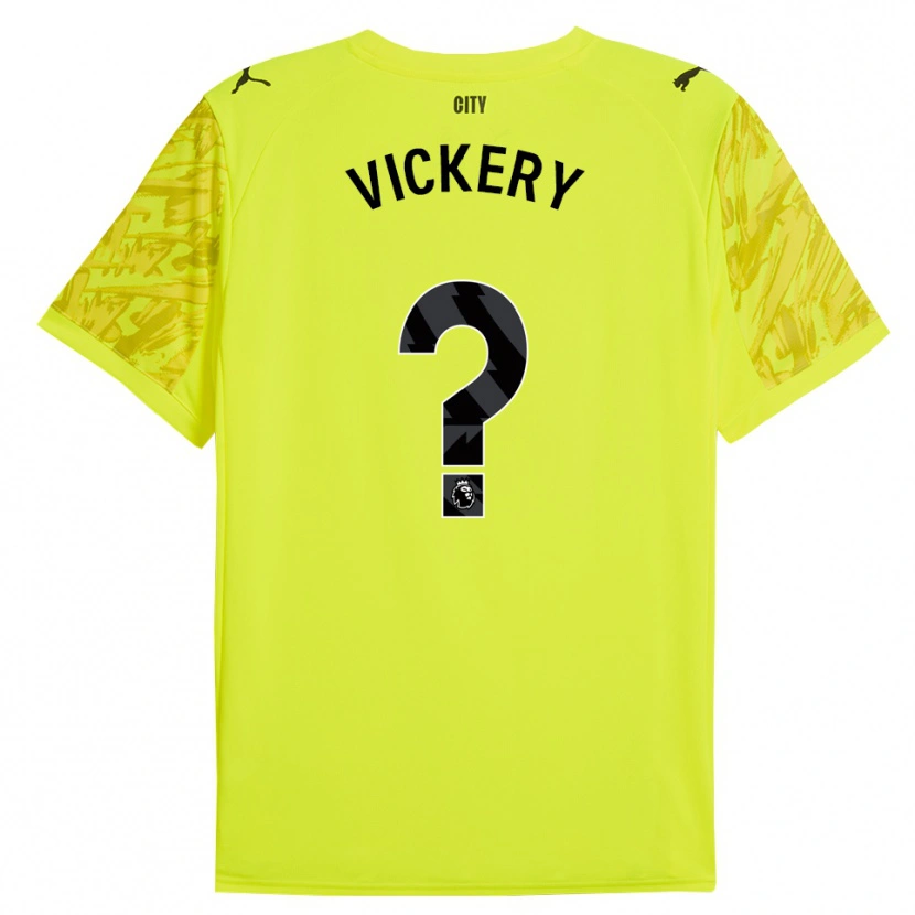 Danxen Kobiety Ben Vickery #0 Żółty Pomarańczowy Czarny Koszulka Bramkarska 2025/26