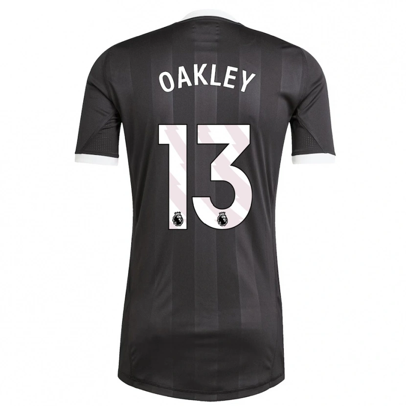 Danxen Kobiety Rhys Oakley #13 Czarny Biały Koszulka Bramkarska 2025/26
