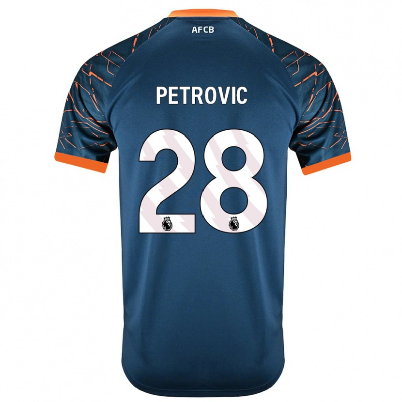 Danxen Kobiety Djordje Petrovic #28 Ciemnoniebieski Łupek Koszulka Bramkarska 2025/26