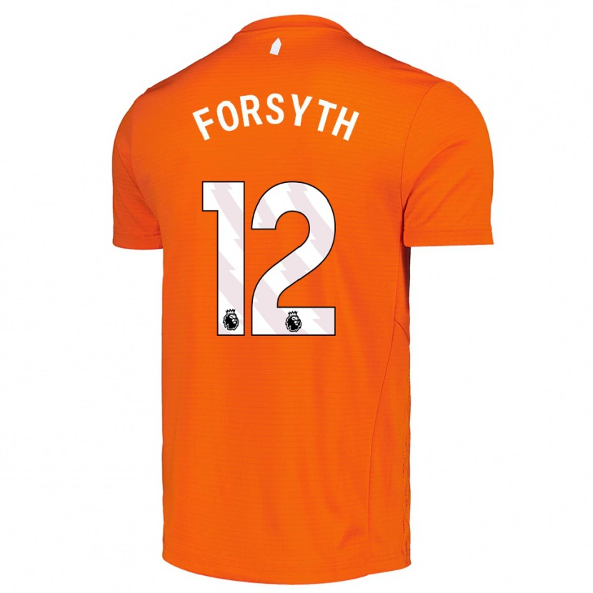 Danxen Kobiety Luke Forsyth #12 Pomarańczowy Czarny Koszulka Bramkarska 2025/26