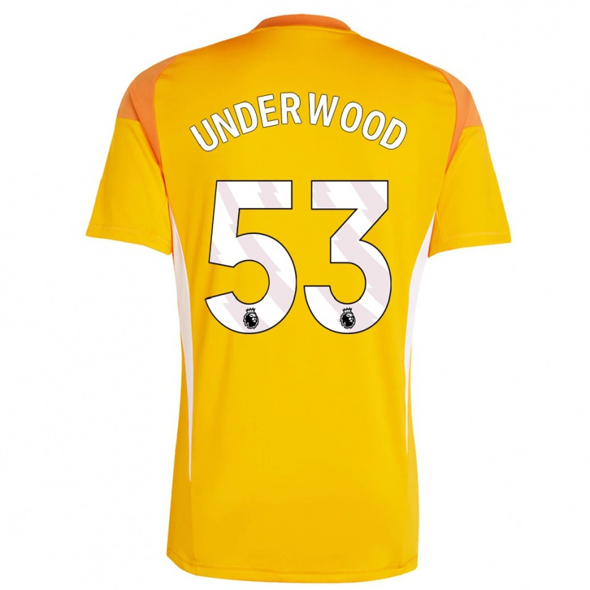 Danxen Kobiety Marco Underwood #53 Pomarańczowy Biały Koszulka Bramkarska 2025/26