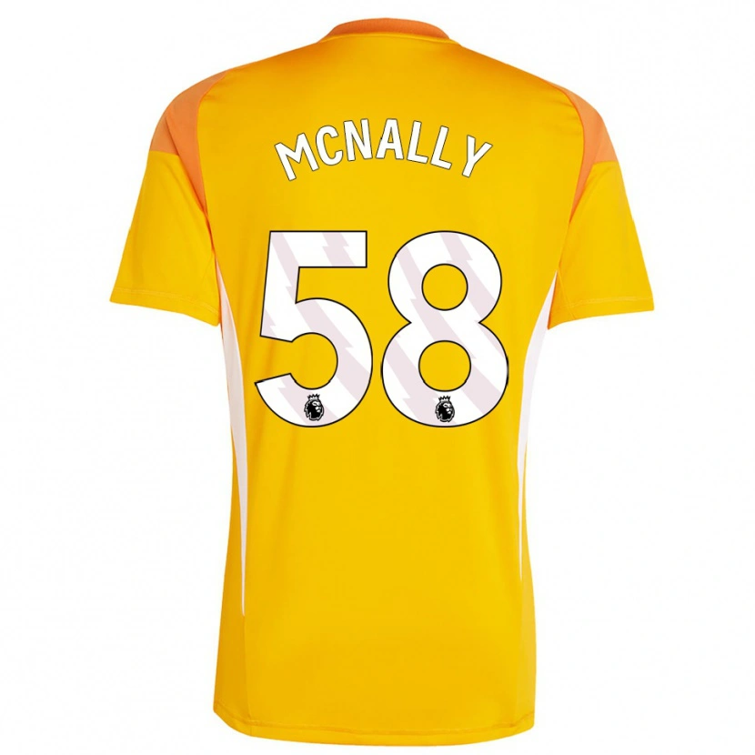 Danxen Kobiety Alfie McNally #58 Pomarańczowy Biały Koszulka Bramkarska 2025/26