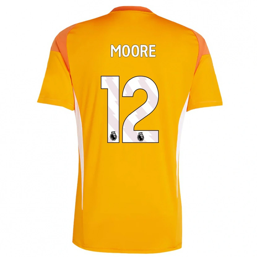 Danxen Kobiety Daniel Moore #12 Pomarańczowy Biały Koszulka Bramkarska 2025/26