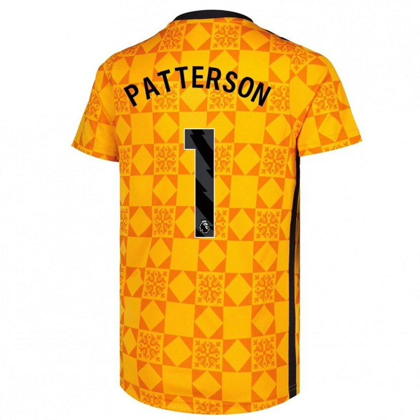 Danxen Kobiety Anthony Patterson #1 Żółty Czarny Koszulka Bramkarska 2025/26