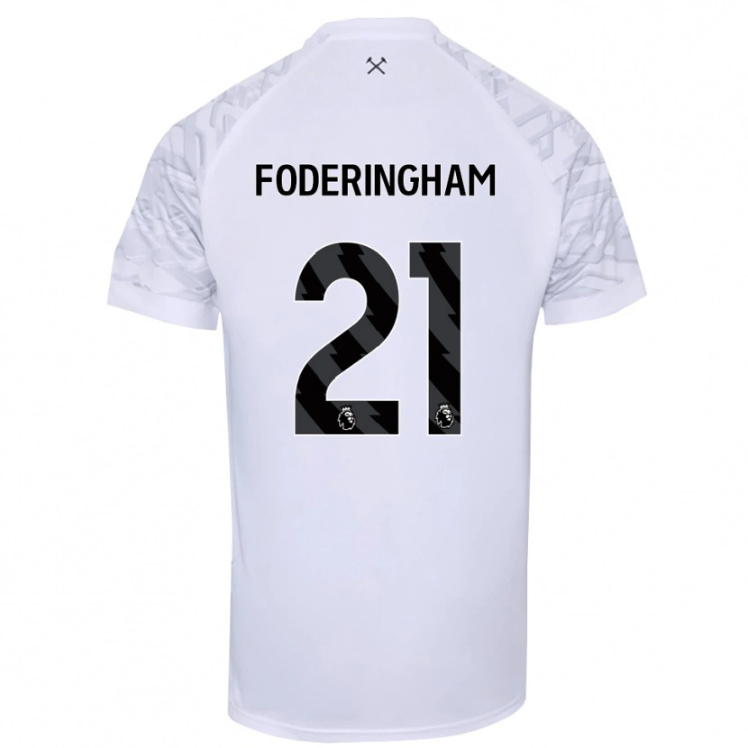 Danxen Kobiety Wes Foderingham #21 Czarny Biały Koszulka Bramkarska 2025/26