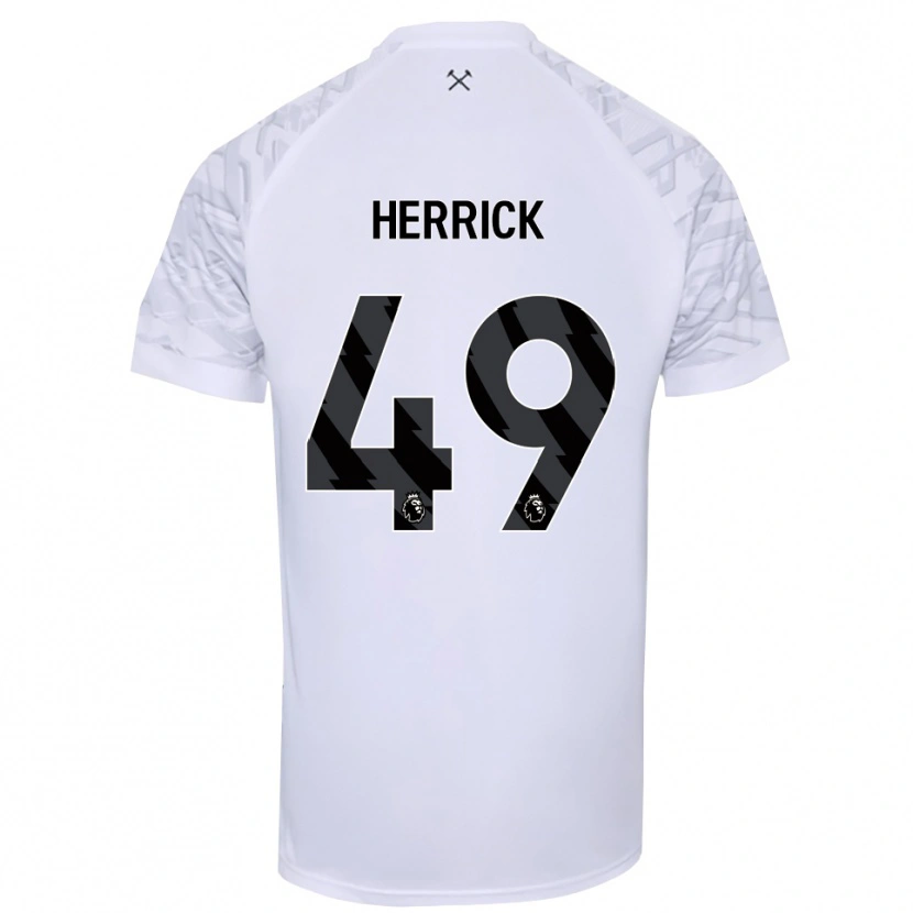 Danxen Kobiety Finlay Herrick #49 Czarny Biały Koszulka Bramkarska 2025/26