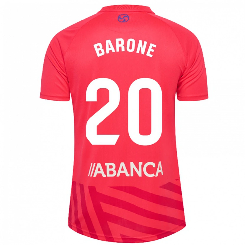 Danxen Kobiety Caio Barone #20 Czerwono Biały Koszulka Bramkarska 2025/26