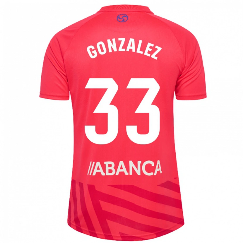 Danxen Kobiety Marcos González #33 Czerwono Biały Koszulka Bramkarska 2025/26