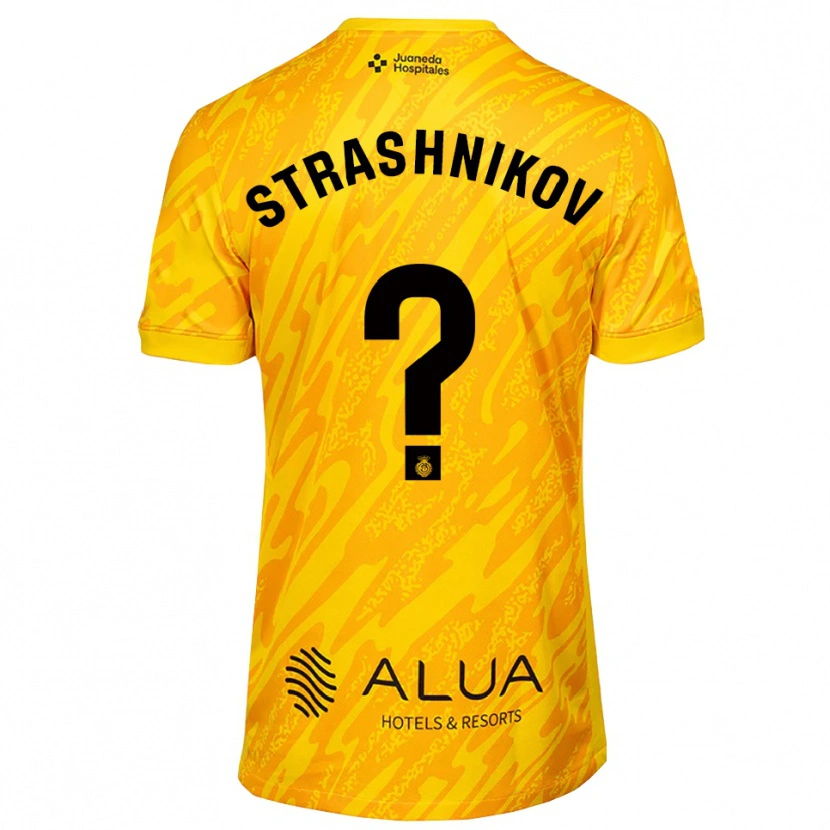 Danxen Kobiety Nikolay Strashnikov #0 Pomarańczowo Czarny Koszulka Bramkarska 2025/26