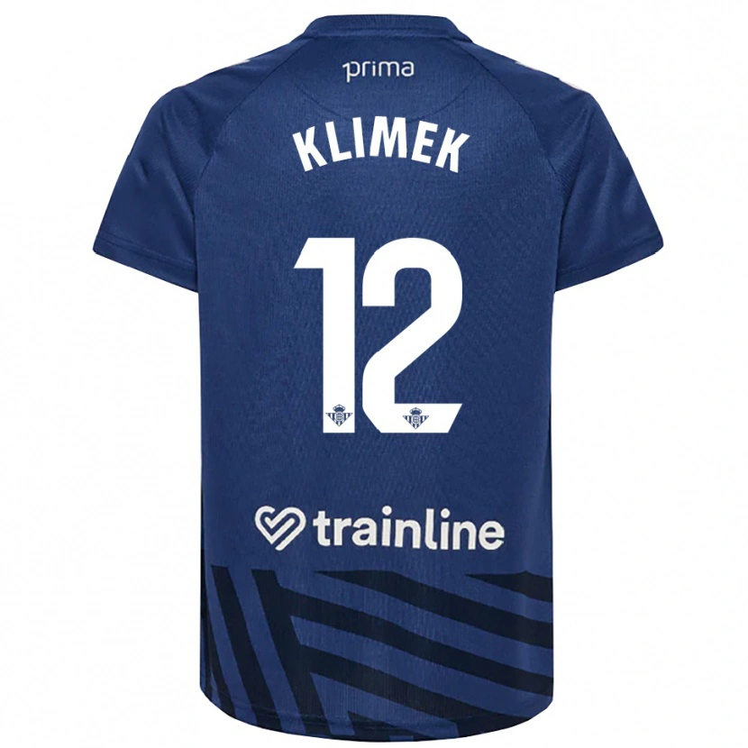 Danxen Kobiety Bruno Klimek #12 Królewsko Niebieski Biały Koszulka Bramkarska 2025/26