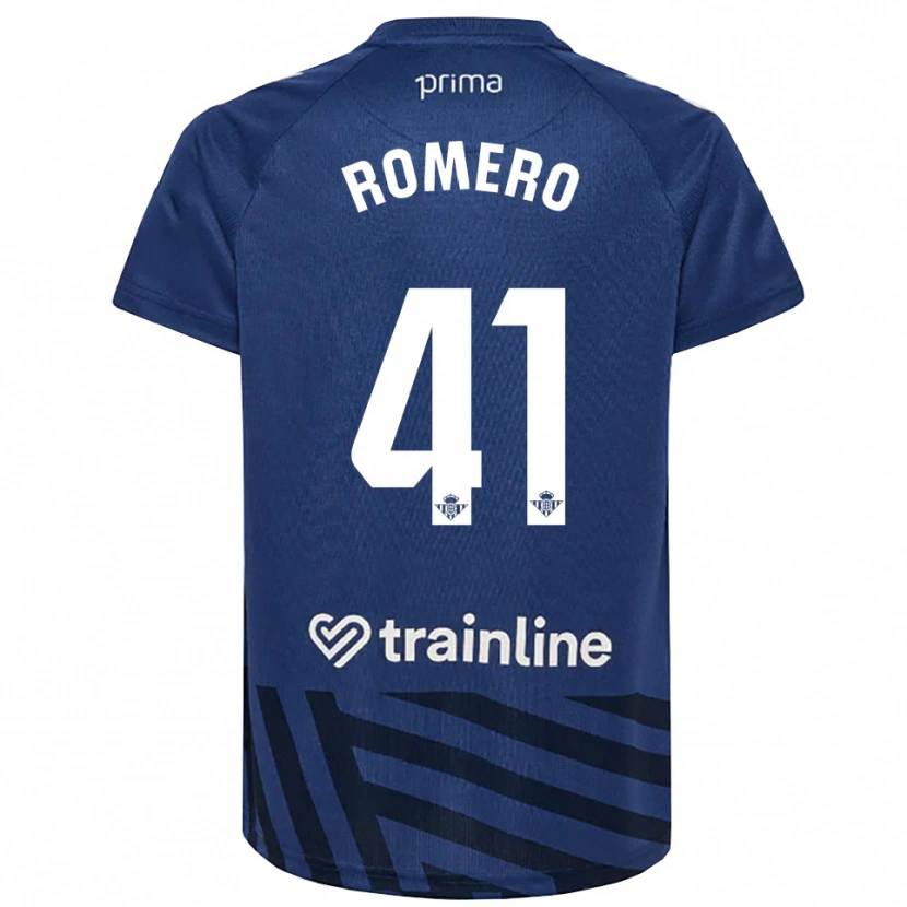Danxen Kobiety José Romero #41 Królewsko Niebieski Biały Koszulka Bramkarska 2025/26