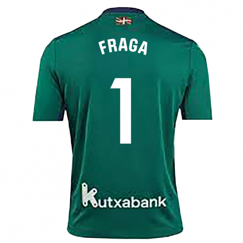 Danxen Kobiety Aitor Fraga #1 Granatowo Zielony Koszulka Bramkarska 2025/26