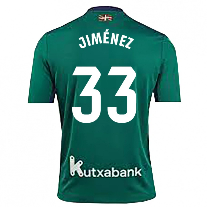 Danxen Kobiety Javier Jiménez #33 Granatowo Zielony Koszulka Bramkarska 2025/26